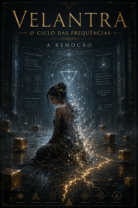 Capa do livro III VELANTRA — O CICLO DAS FREQUÊNCIAS: A REMOÇÃO