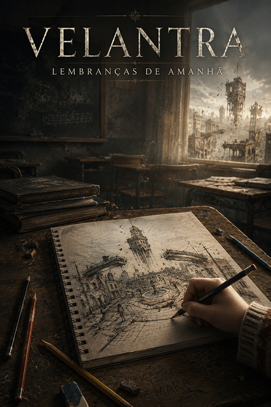 Capa do livro V VELANTRA — LEMBRANÇAS DE AMANHÃ